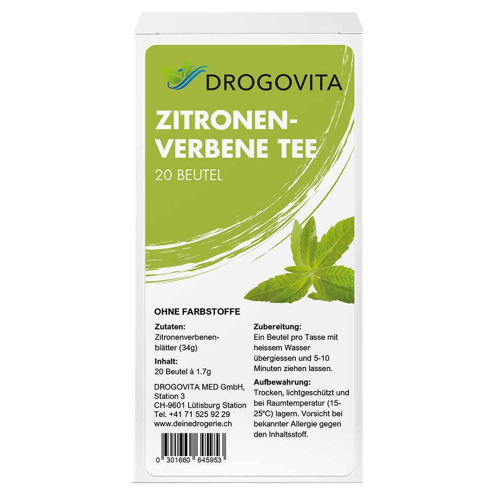 DROGOVITA Zitronenverbene Tee Tees Btl 20 Stk