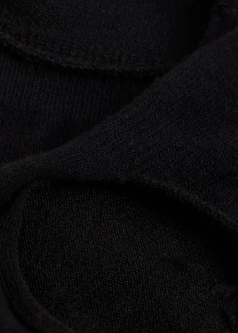 Basic no show socks zwart (ZWART)