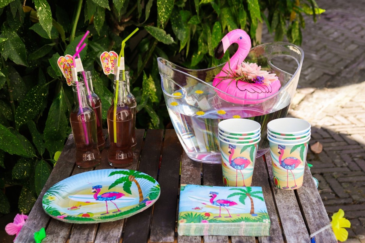 Hawaii Servetten Flamingo 33cm 20st