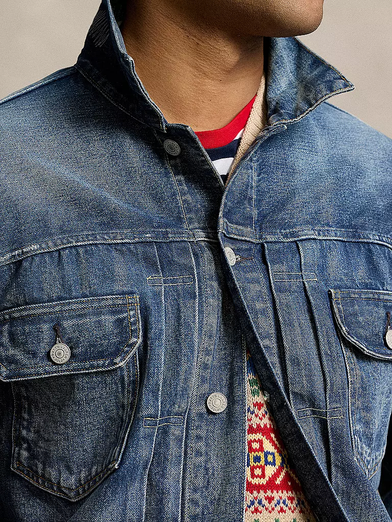 POLO RALPH LAUREN Jeansjacke blau