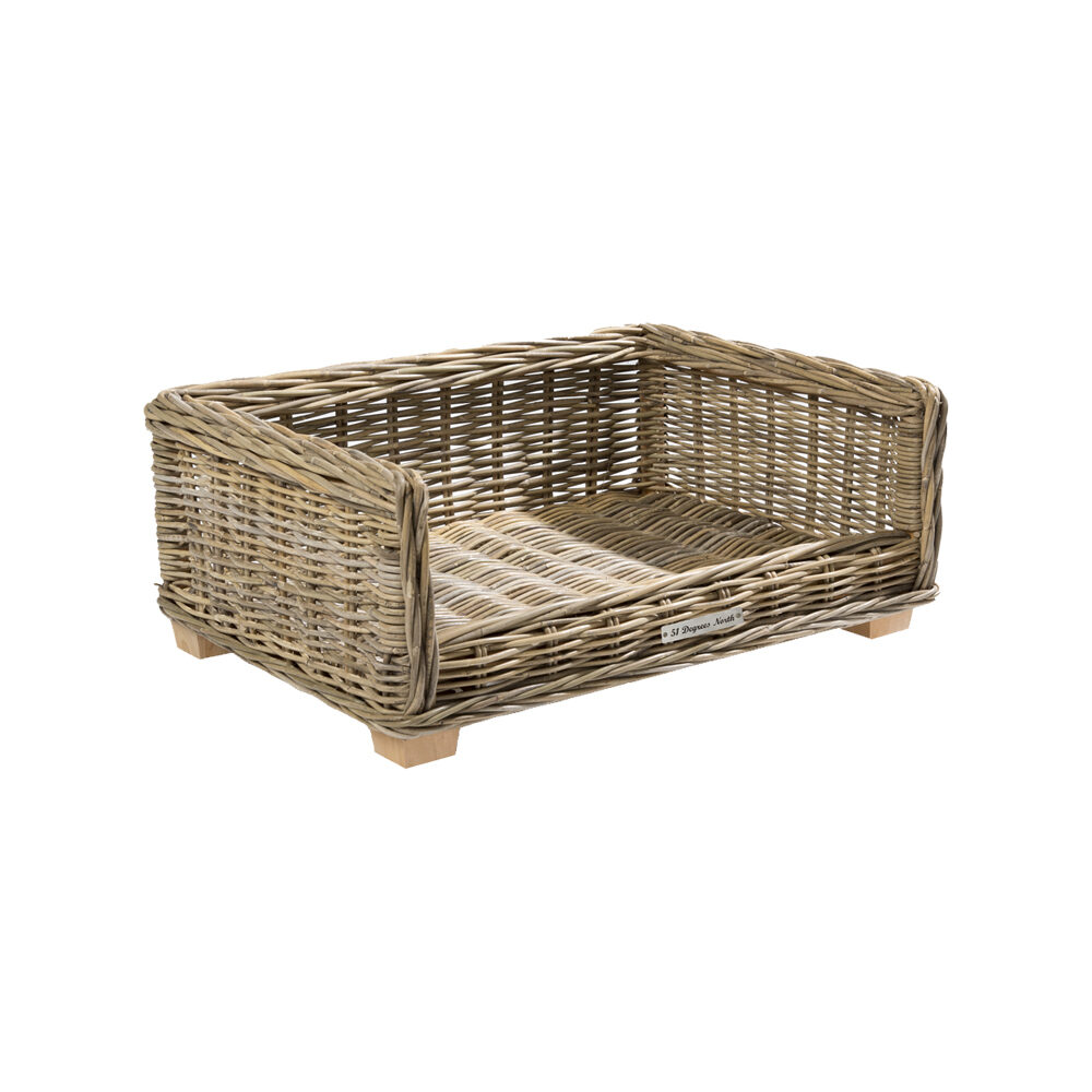 51 Degrees North Rattan Bed