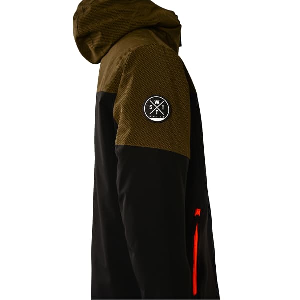 Veste de ski WATTS STORM JR CARBON KAKI