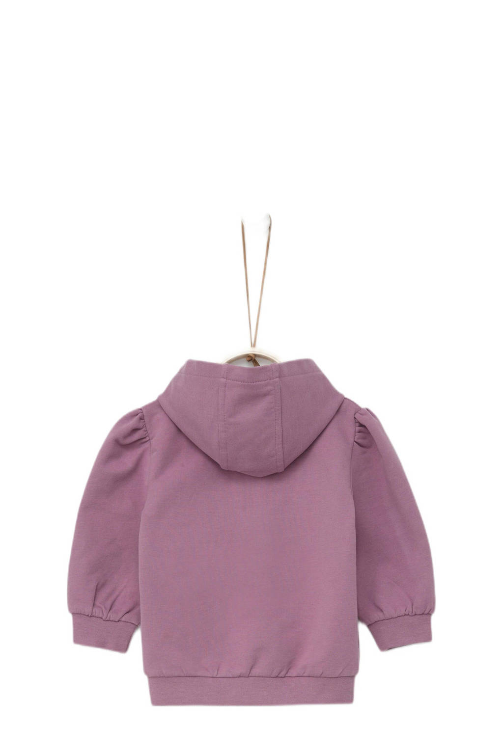 s.Oliver baby sweatvest met printopdruk lila