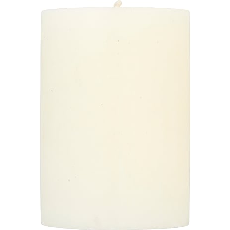Windsor bloklys ren stearin 7x10 cm - hvid