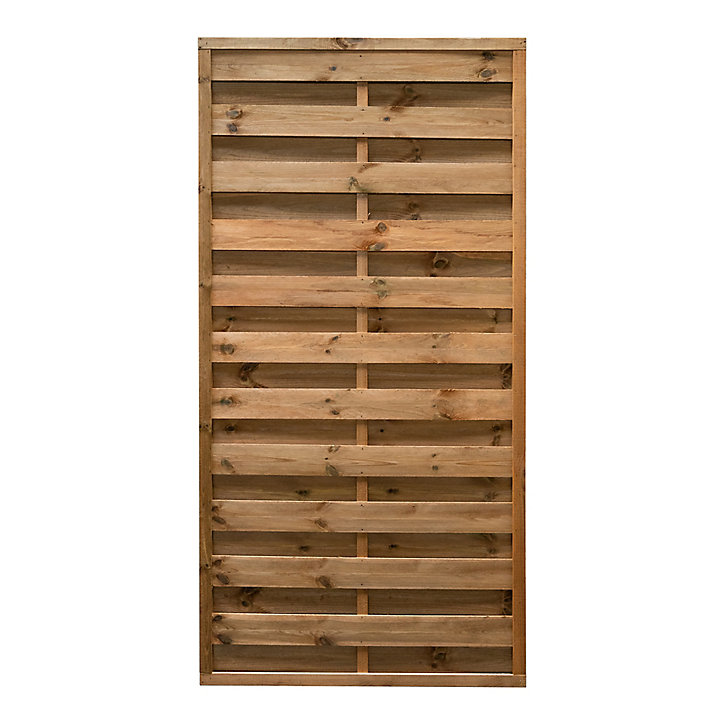 Panneau droit bois marron 90 x h.180 cm