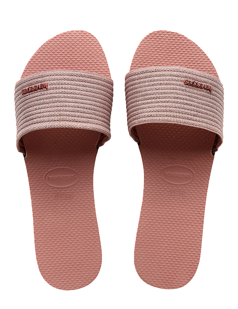 You Malta Metallic Pink Flip Flops