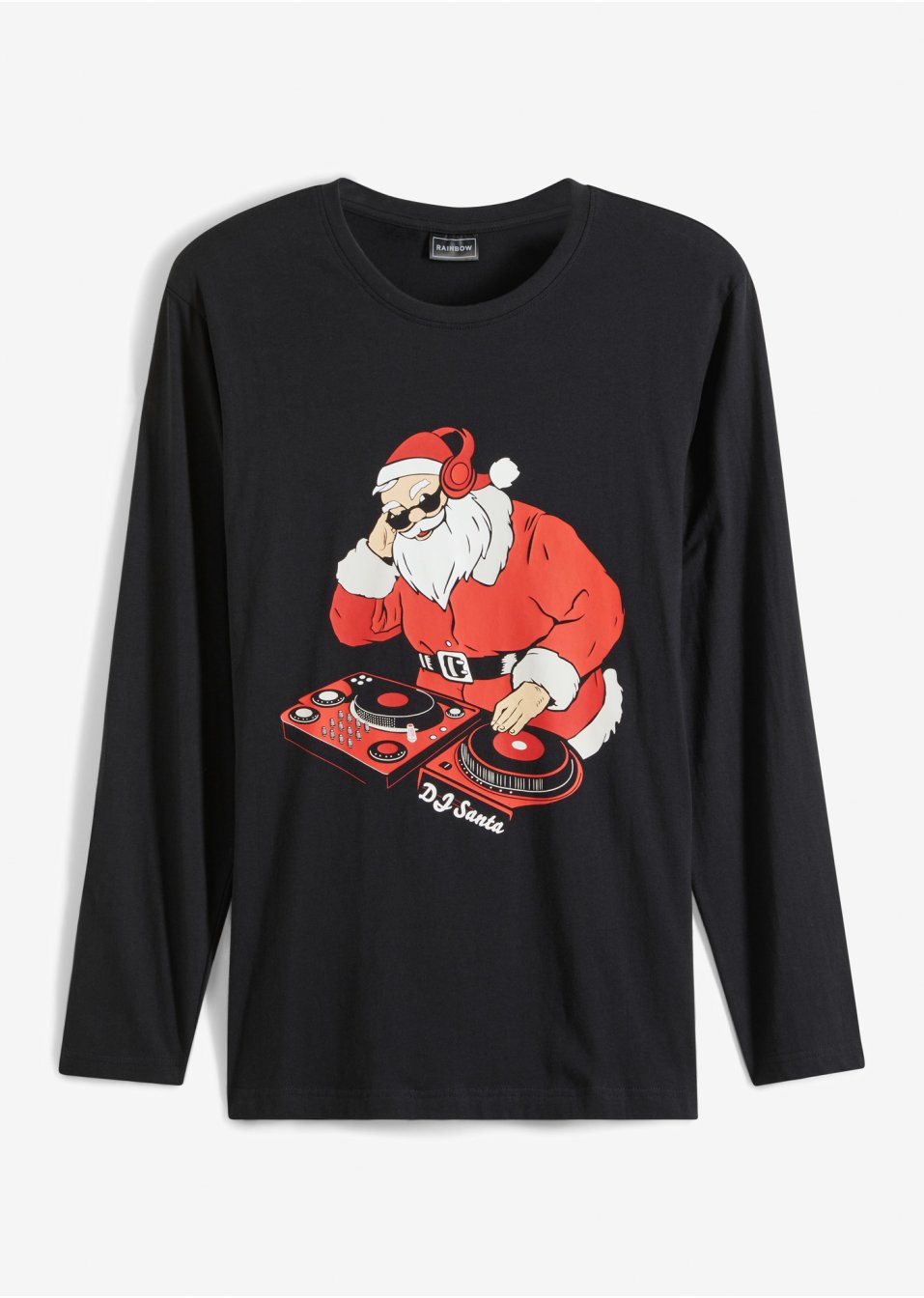 T-shirt manches longues avec motif de Noël