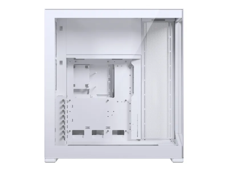 Phanteks NV7 - FT - udvidet ATX - sidepanel med vindue (hærdet glas) - ingen strømforsyning (ATX) - hvidmatteret - USB/Lyd