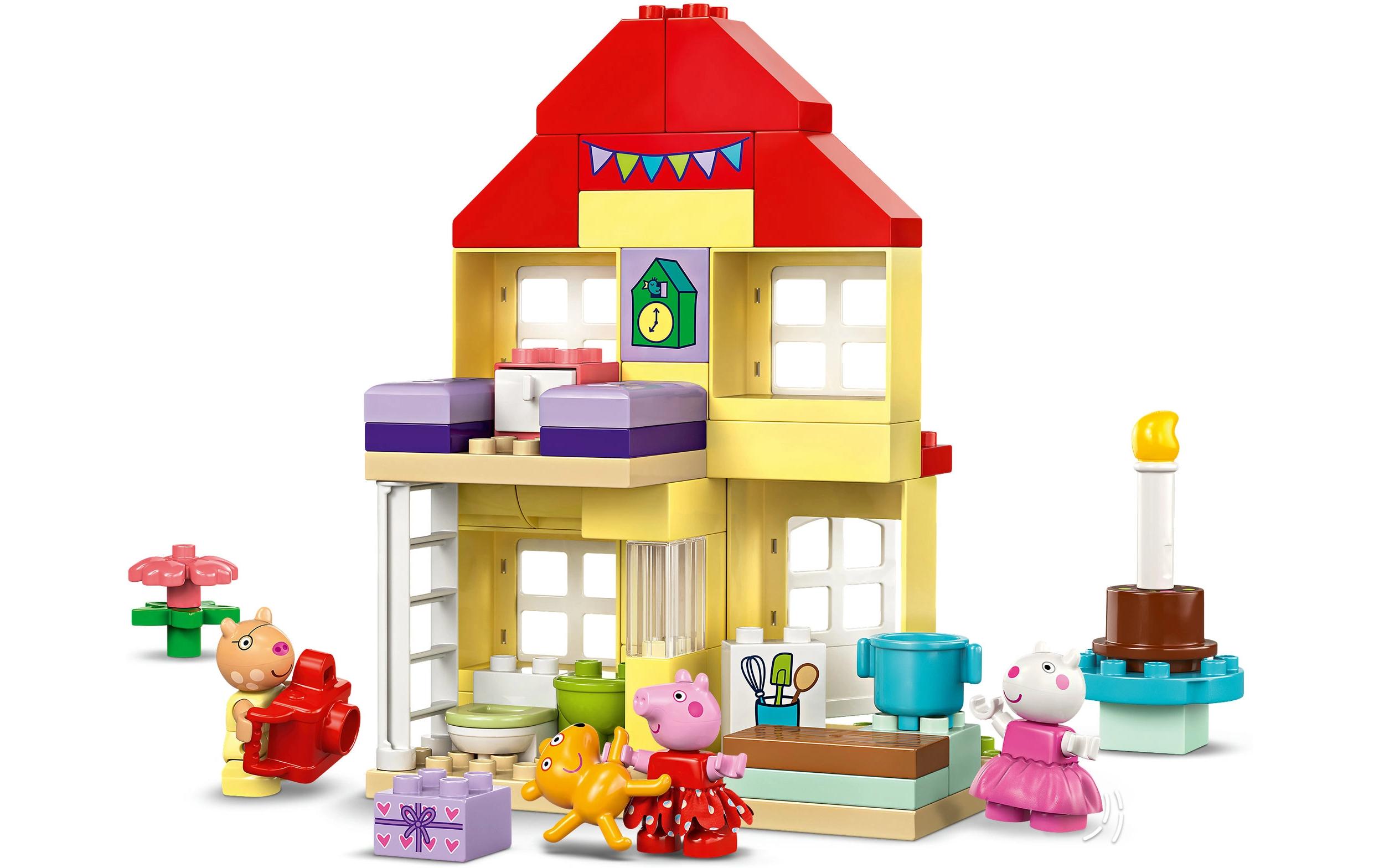 DUPLO® Peppas Geburtstagshaus 10433Spielset zum Bauen und Umbauen