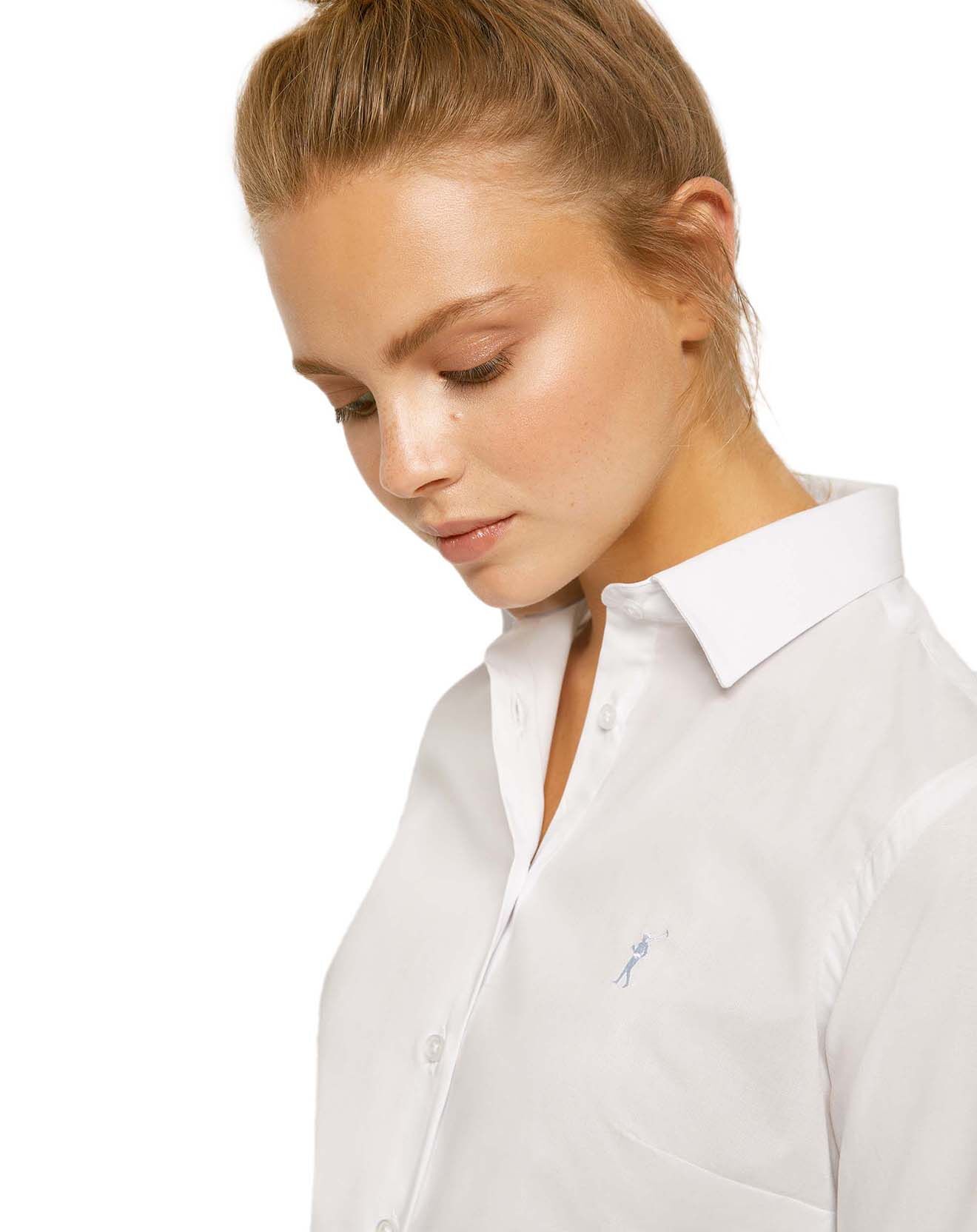 Polo Club Chemise Miss Rigby Go Stretch blanche