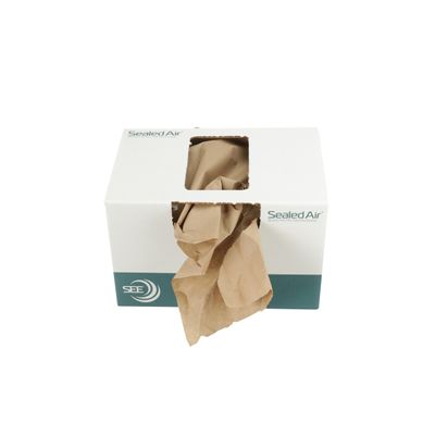 Boite distributrice de papier froissé pour calage