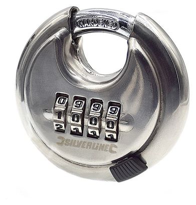 Cadenas à code 4 chiffre en acier inoxydable .