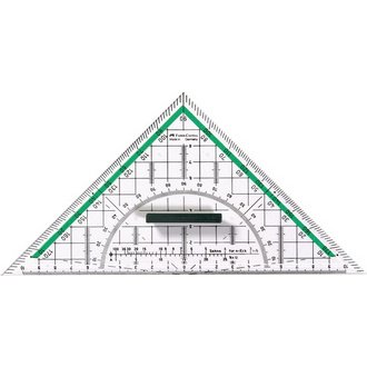 FABER-CASTELL Equerre géométrique BK 1 grande, avec poignée