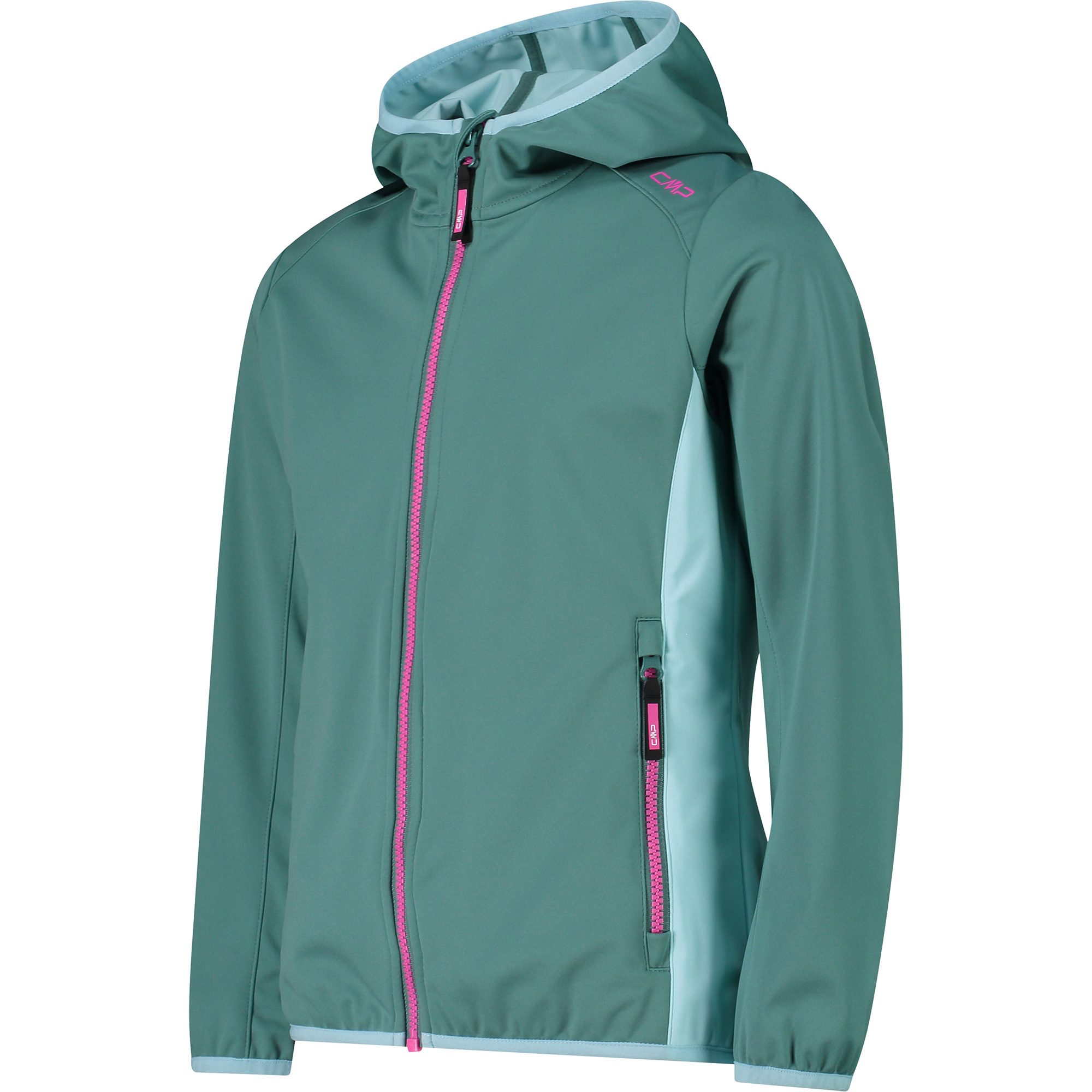 CMP Fix Hood Softshelljacke Kinder agave