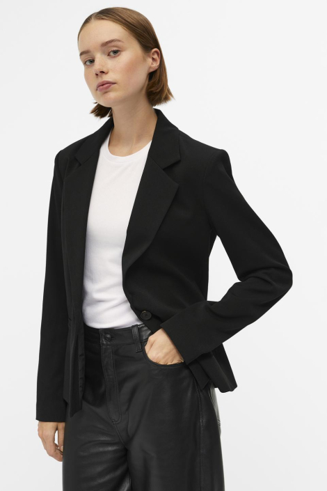 Object zwarte dames blazer