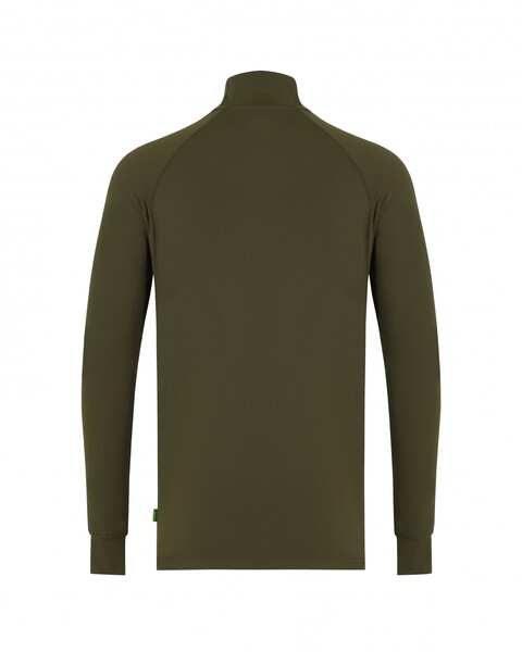 T-Shirt Korda Mock Neck Thermal LS Dark Olive
