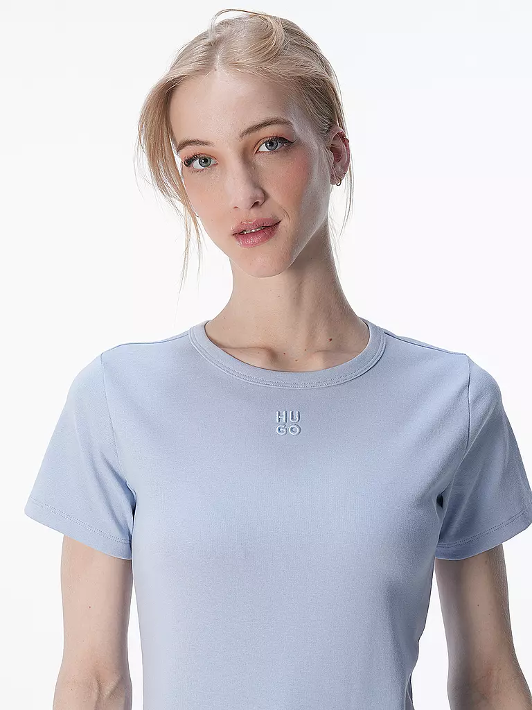 HUGO T-Shirt DELORIS hellblau