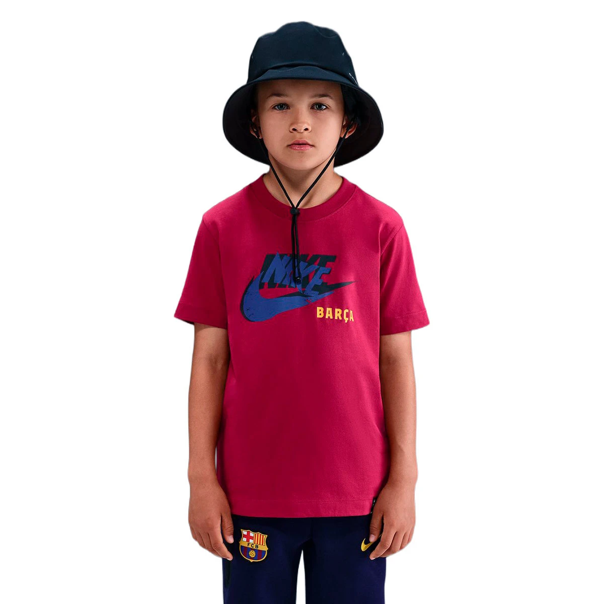 T-Shirt Nike FC Barcelona Fanswear 2025-2026 Criança