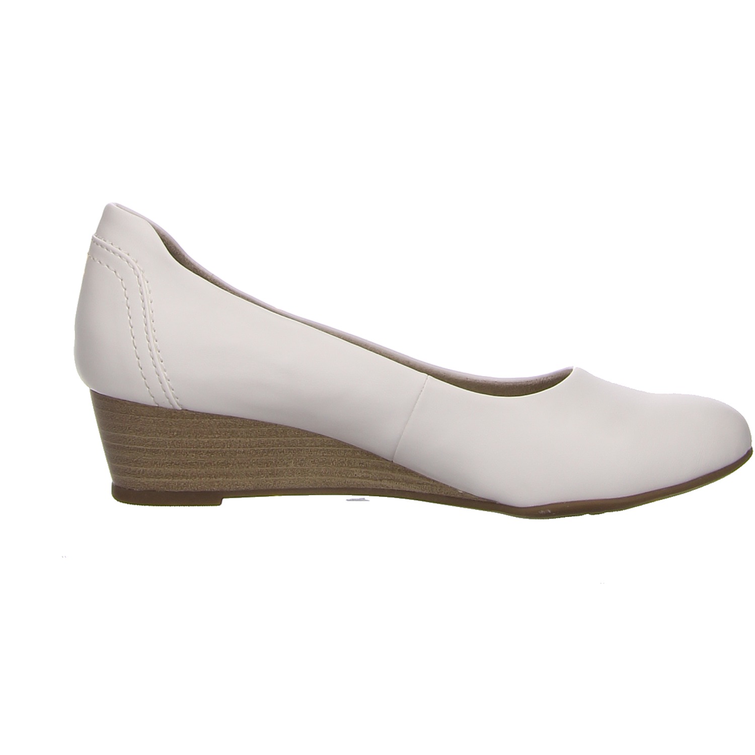 Jana shoes Pumps weiß weiss/weiss kombi