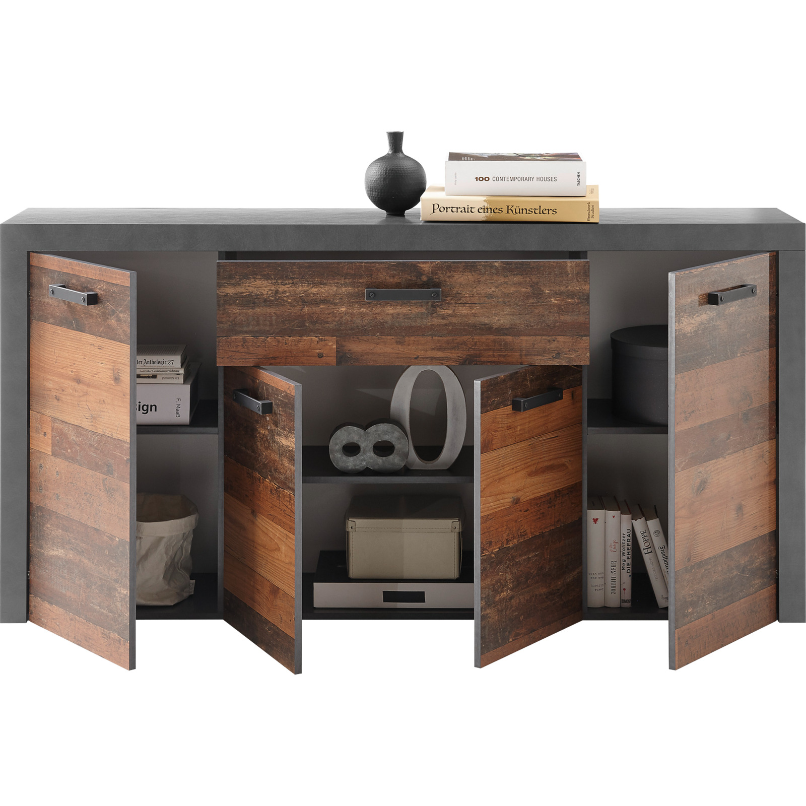 Sideboard India Dekor Old Style Matera 180 x 90 x 38 cm