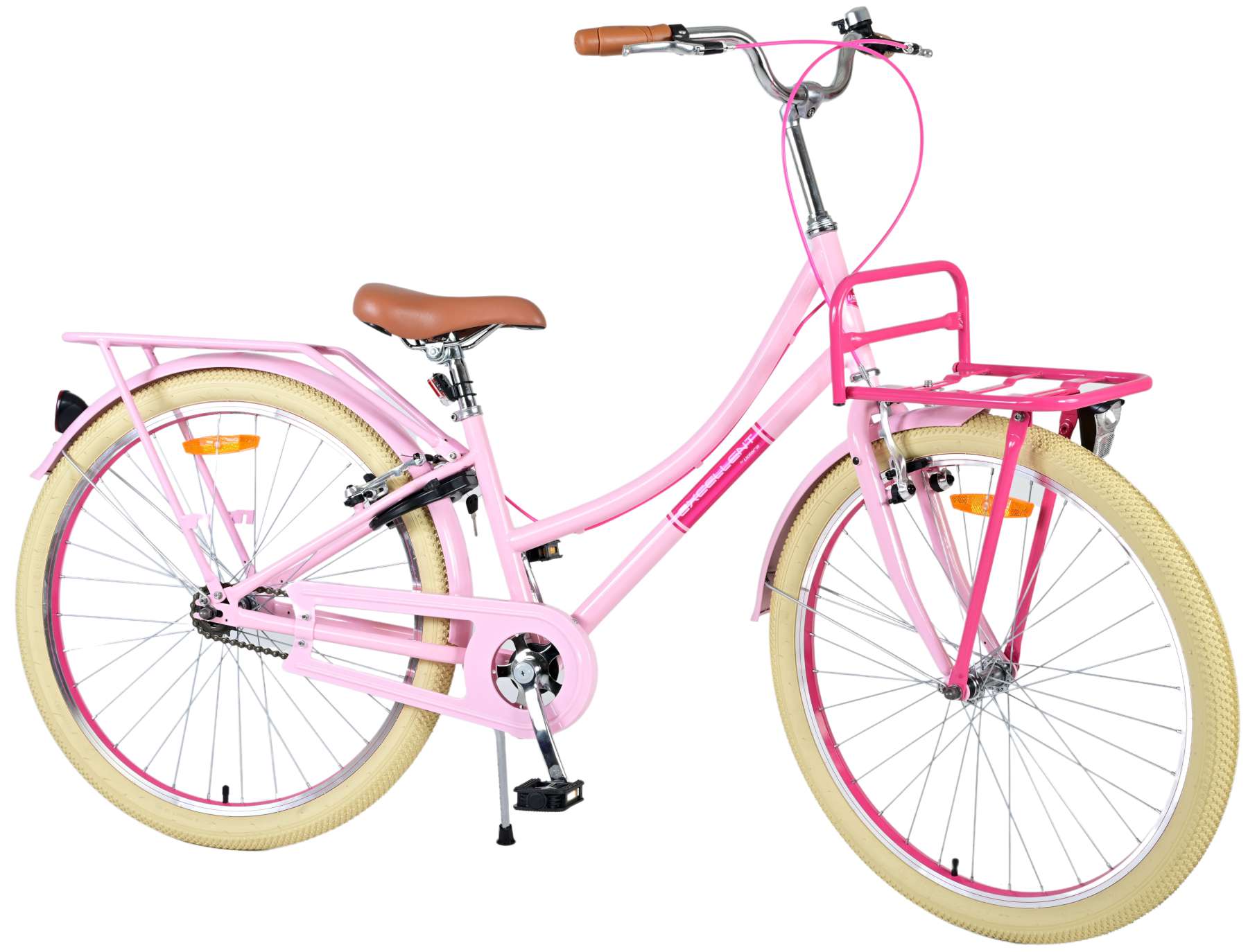 TPFSports Excellent Kinderfahrrad - Mädchen - 26 Zoll - Rücktritt + Handbremse - Grün