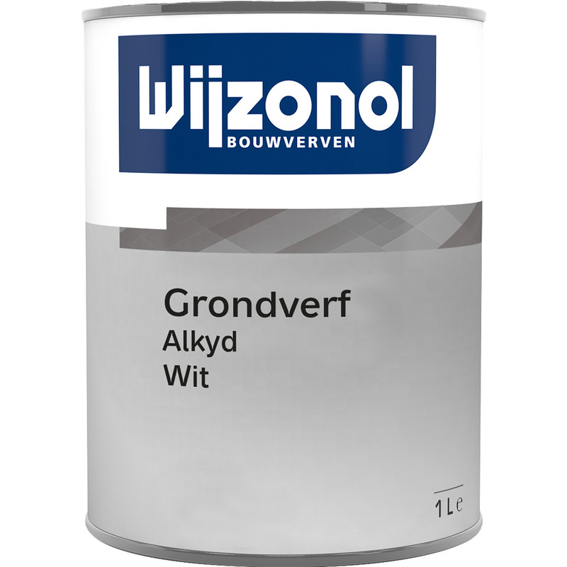 Wijzonol interieurverven grondverf alkyd 1L wit