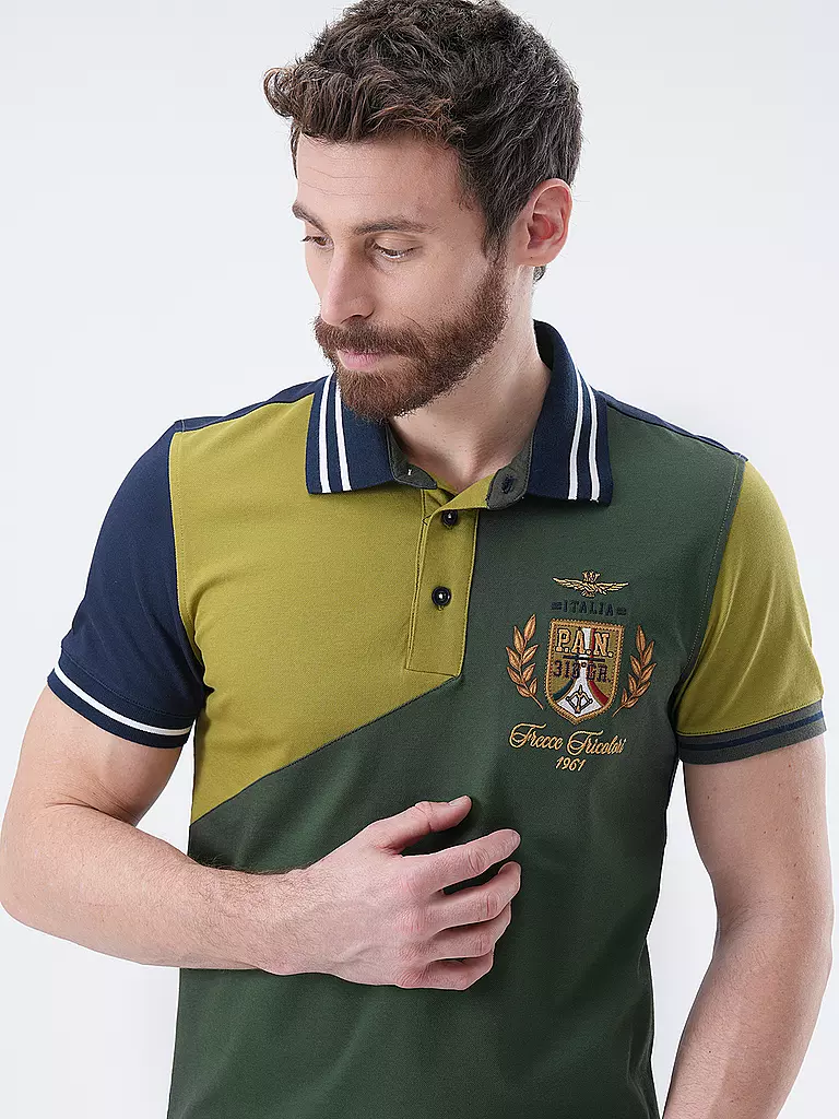 AERONAUTICA MILITARE Poloshirt dunkelgrün