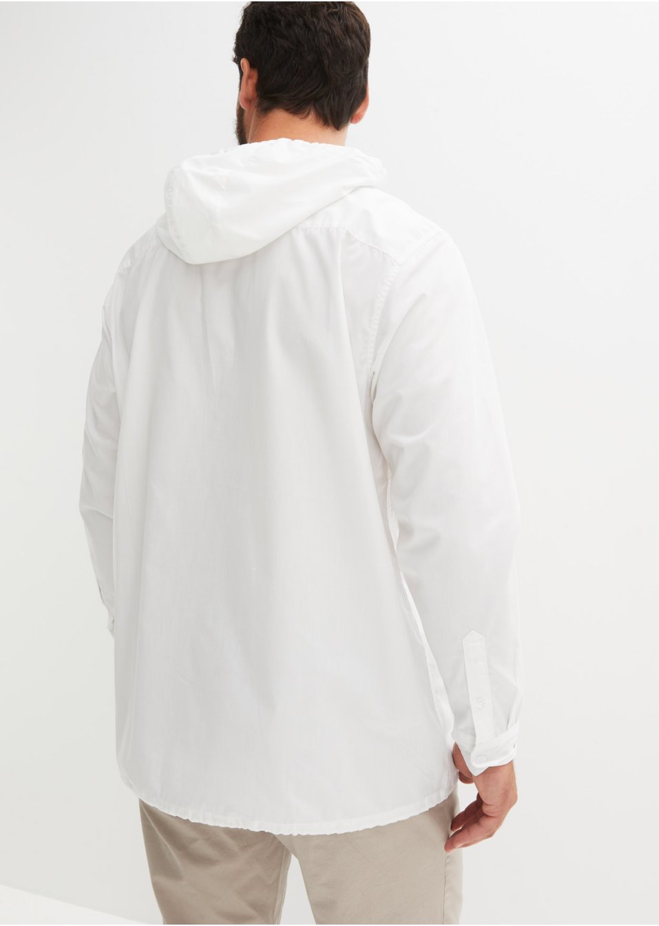 Chemise manches longues à capuche