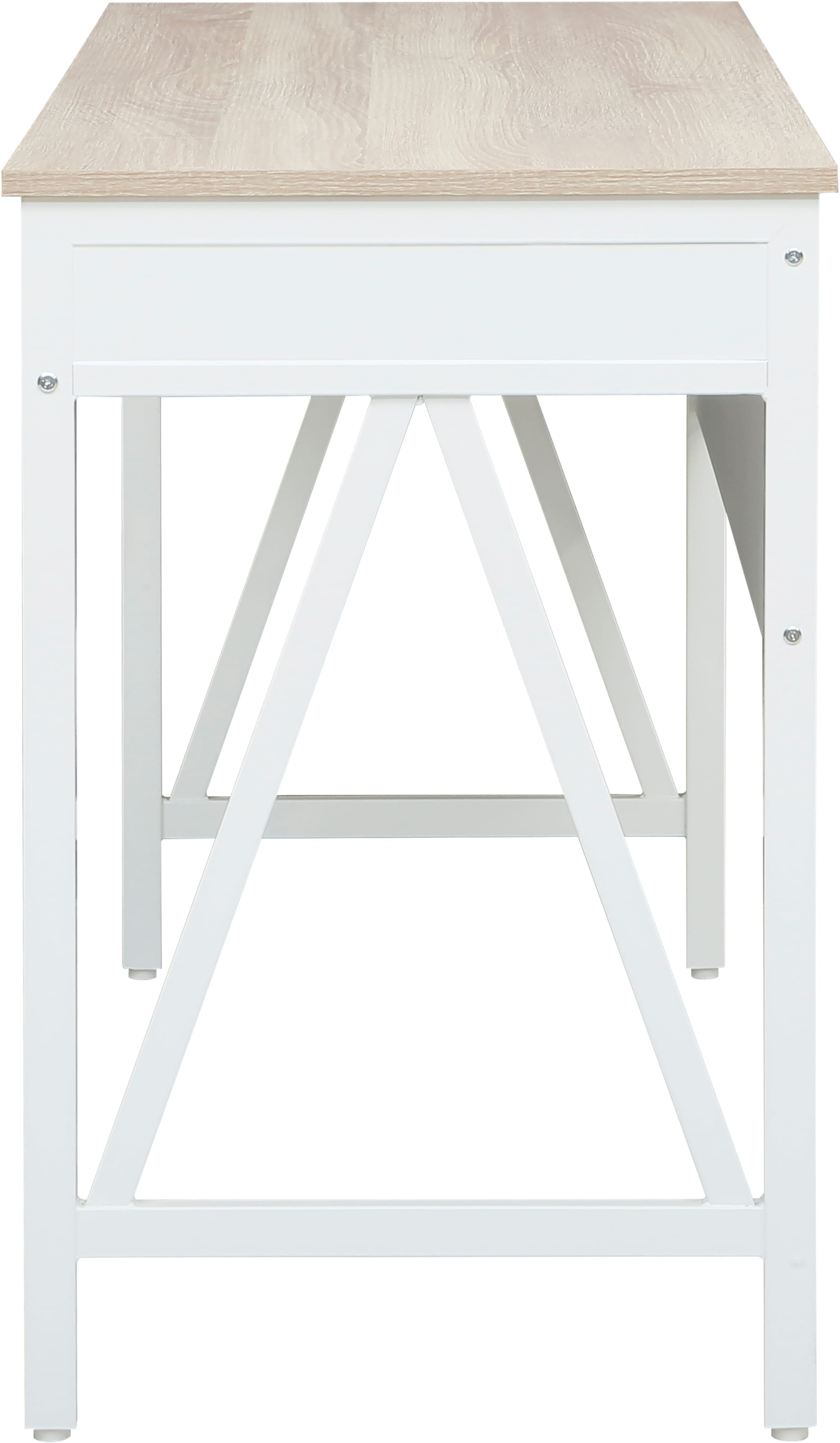 Home affaire Schreibtisch »Bellerie« Landhausoptik, Soft-Close, kratzfeste Oberfläche, Breite 120 cm