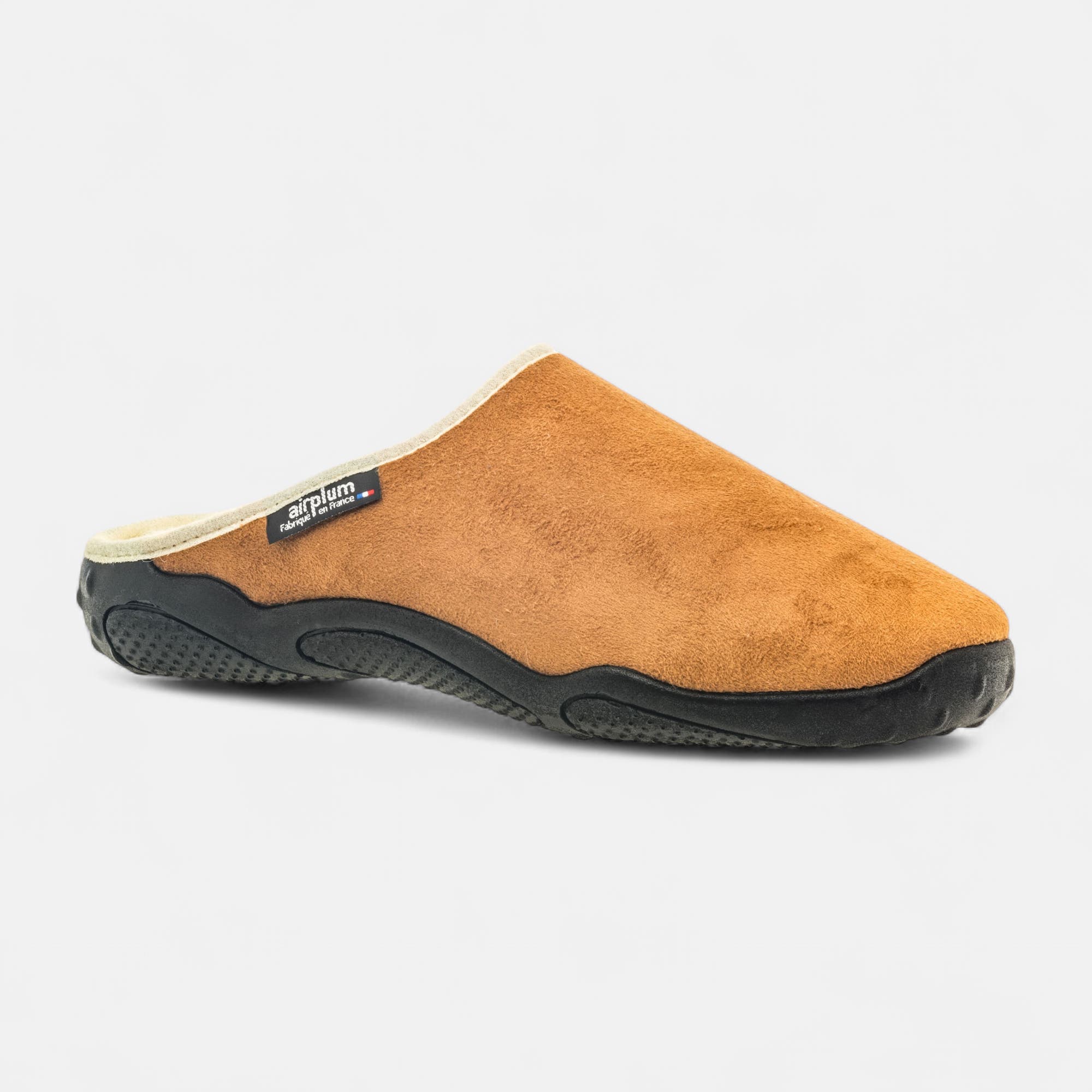 Pantoufles mules Homme camel
