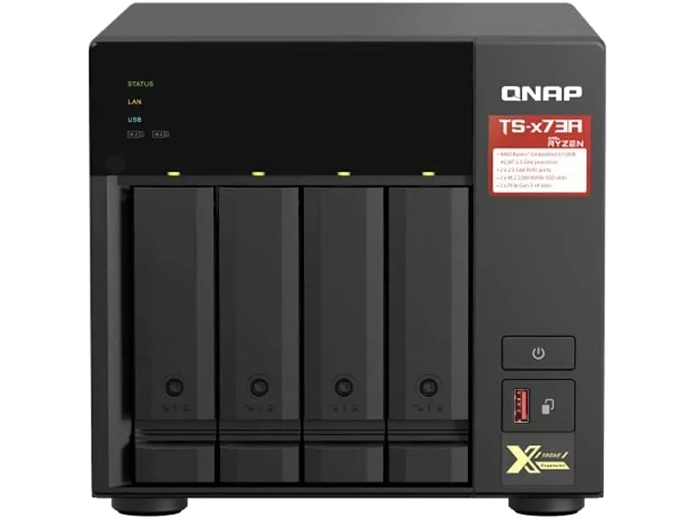 QNAP TS-473A - NAS-server - 4 bays - SATA 6Gb/s - RAM 8 GB - 2.5 Gigabit Ethernet