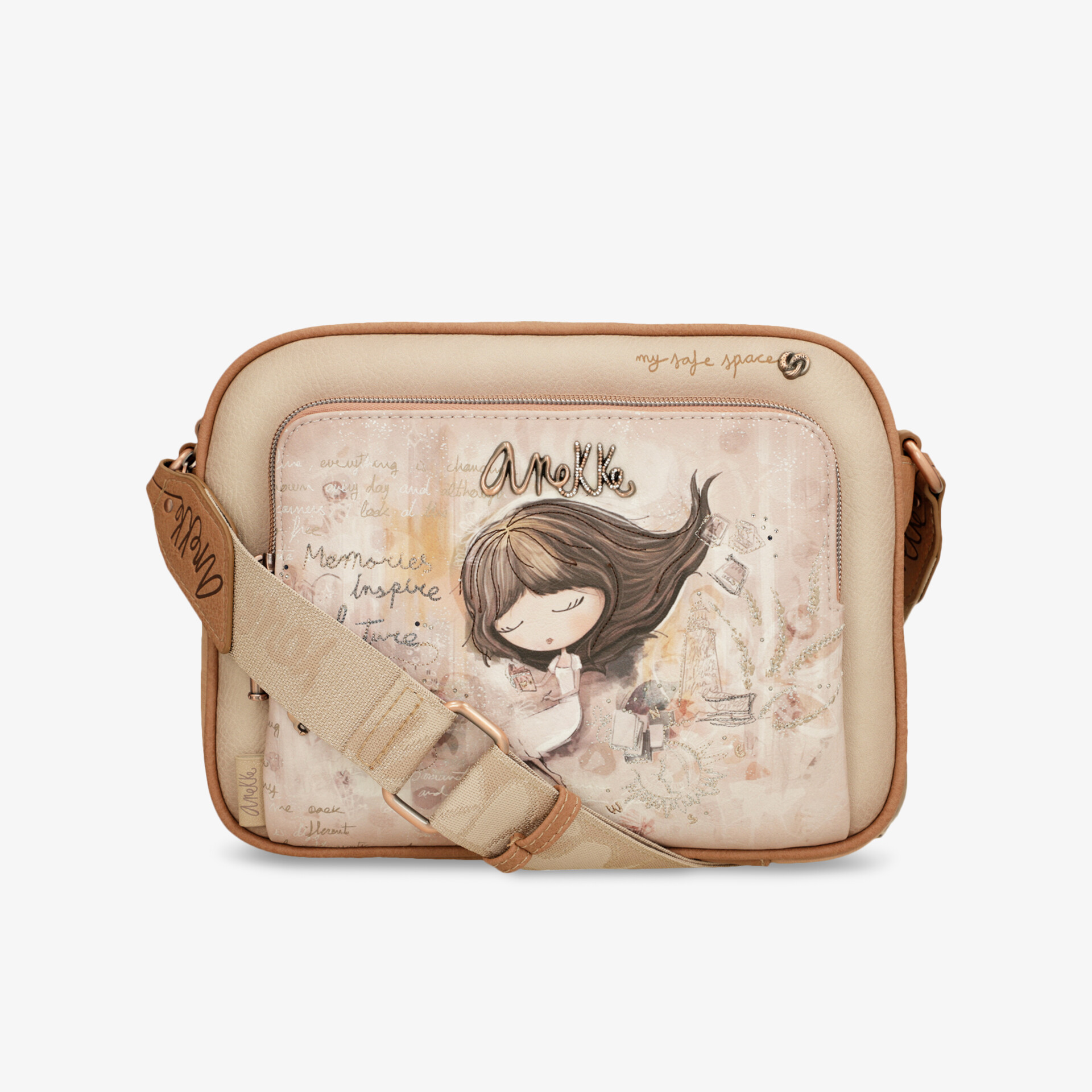 anekke MEMORIES Damen Umhängetasche beige
