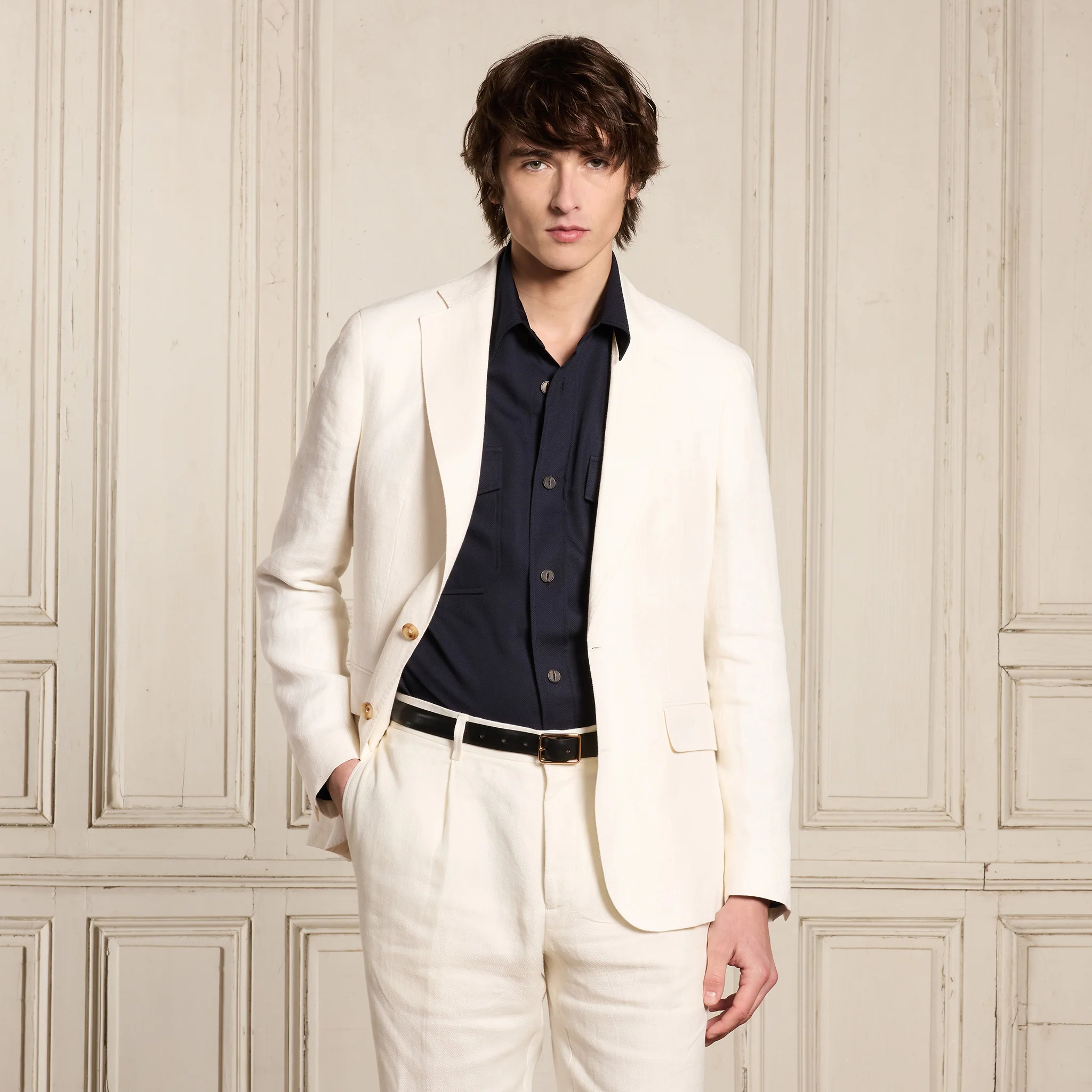 Ecru linen jacket
