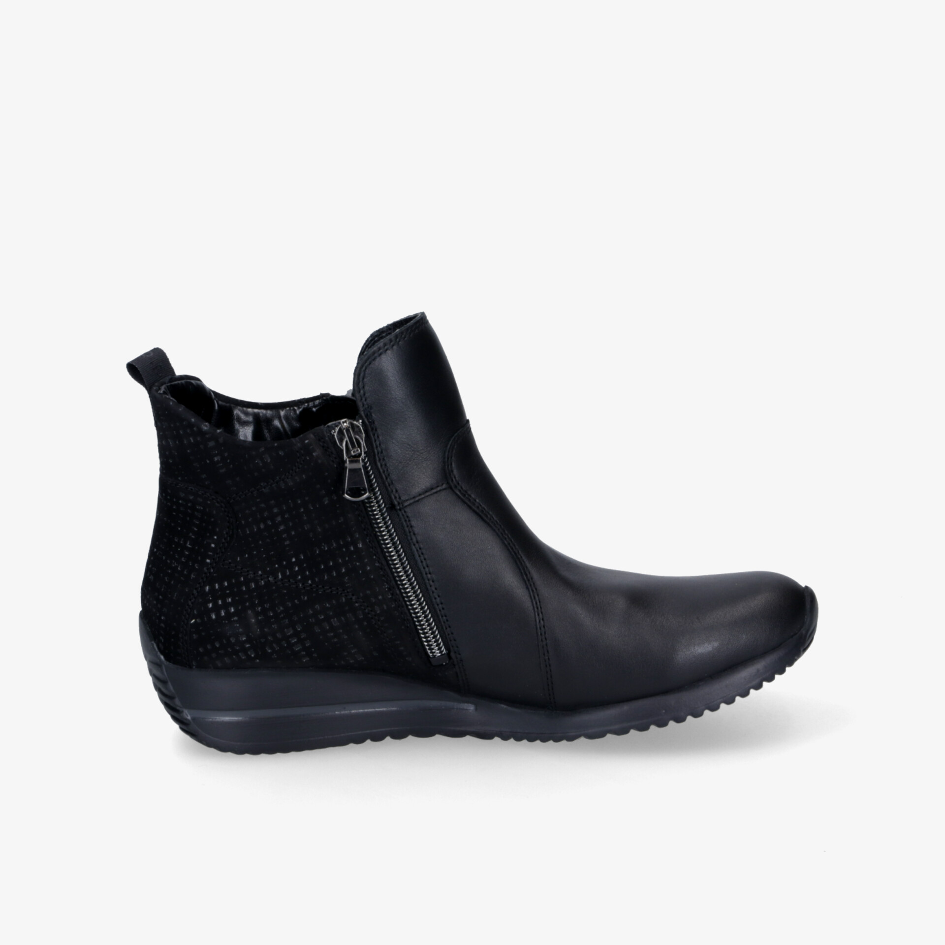waldläufer Himona Damen Stiefeletten schwarz