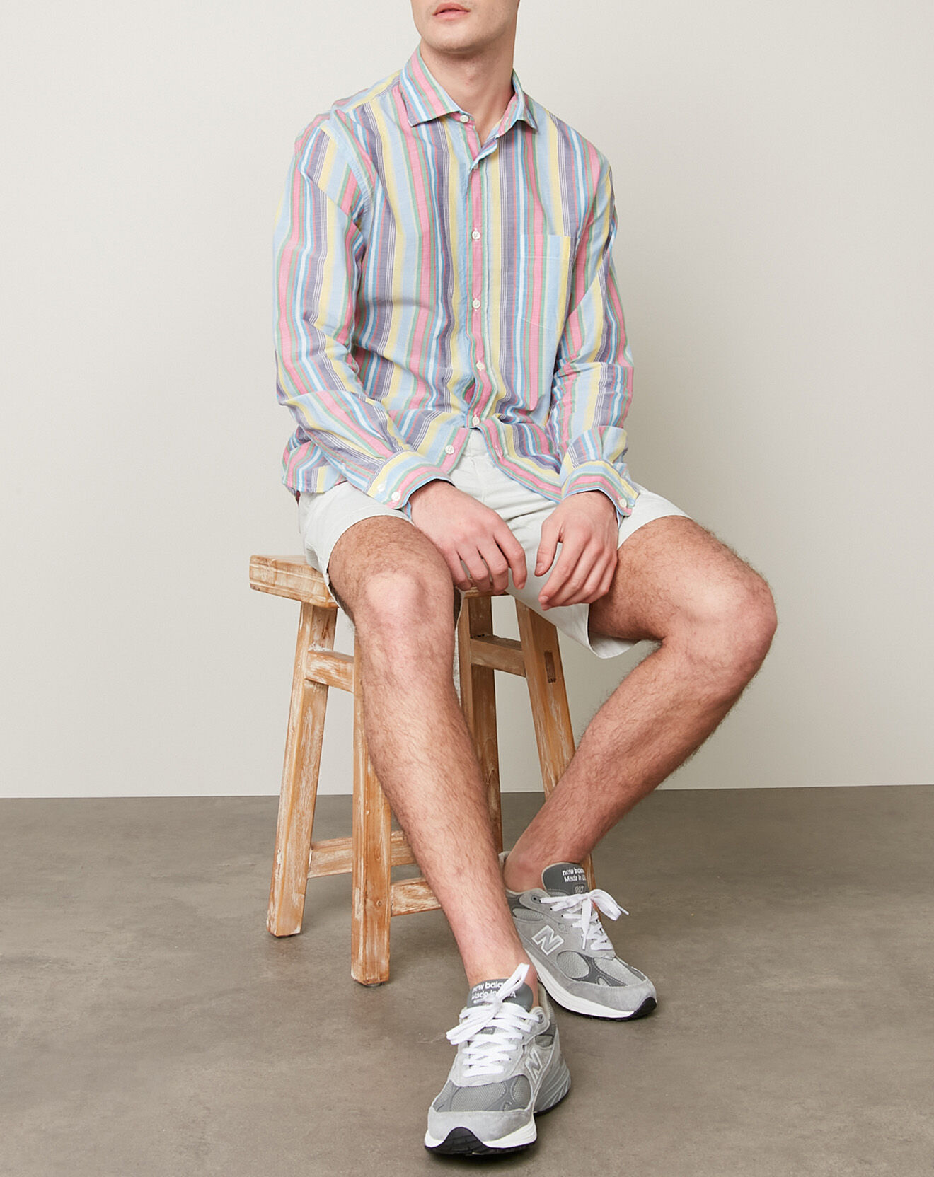Hartford Chemise regular Paul multicolore