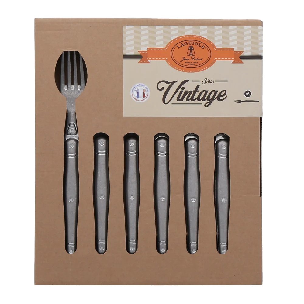 BoÎte de 6 fourchettes Laguiole Vintage Jean Dubost