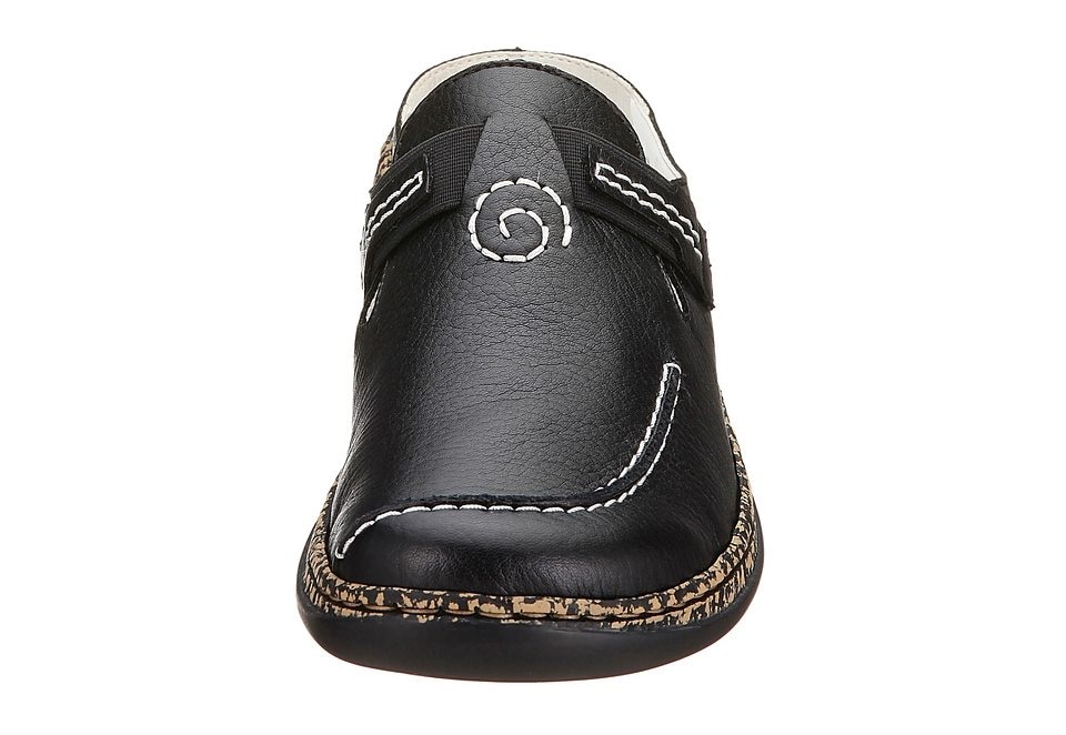 Rieker Clog  , Sommerschuh, Schlappen mit Stretcheinsatz