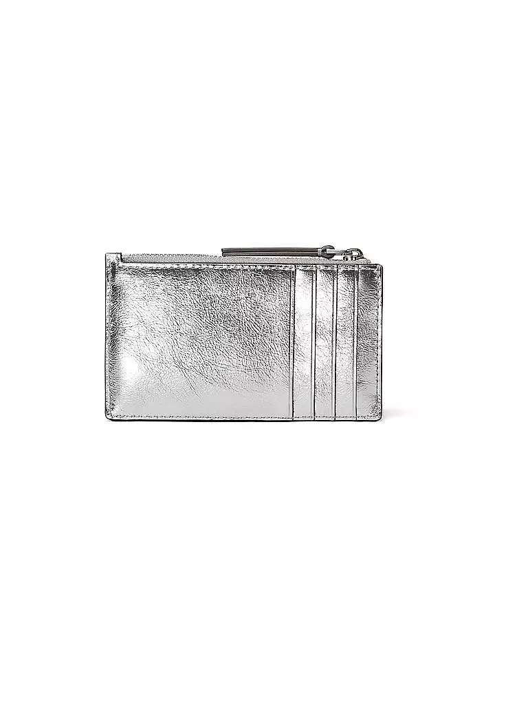 TORY BURCH Kartenetui KIRA silber