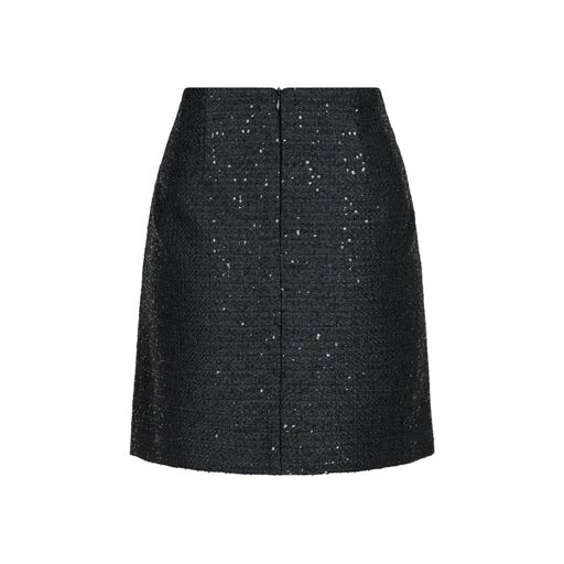 Neo Noir Helmine Sequins Nederdel, Sort, 42