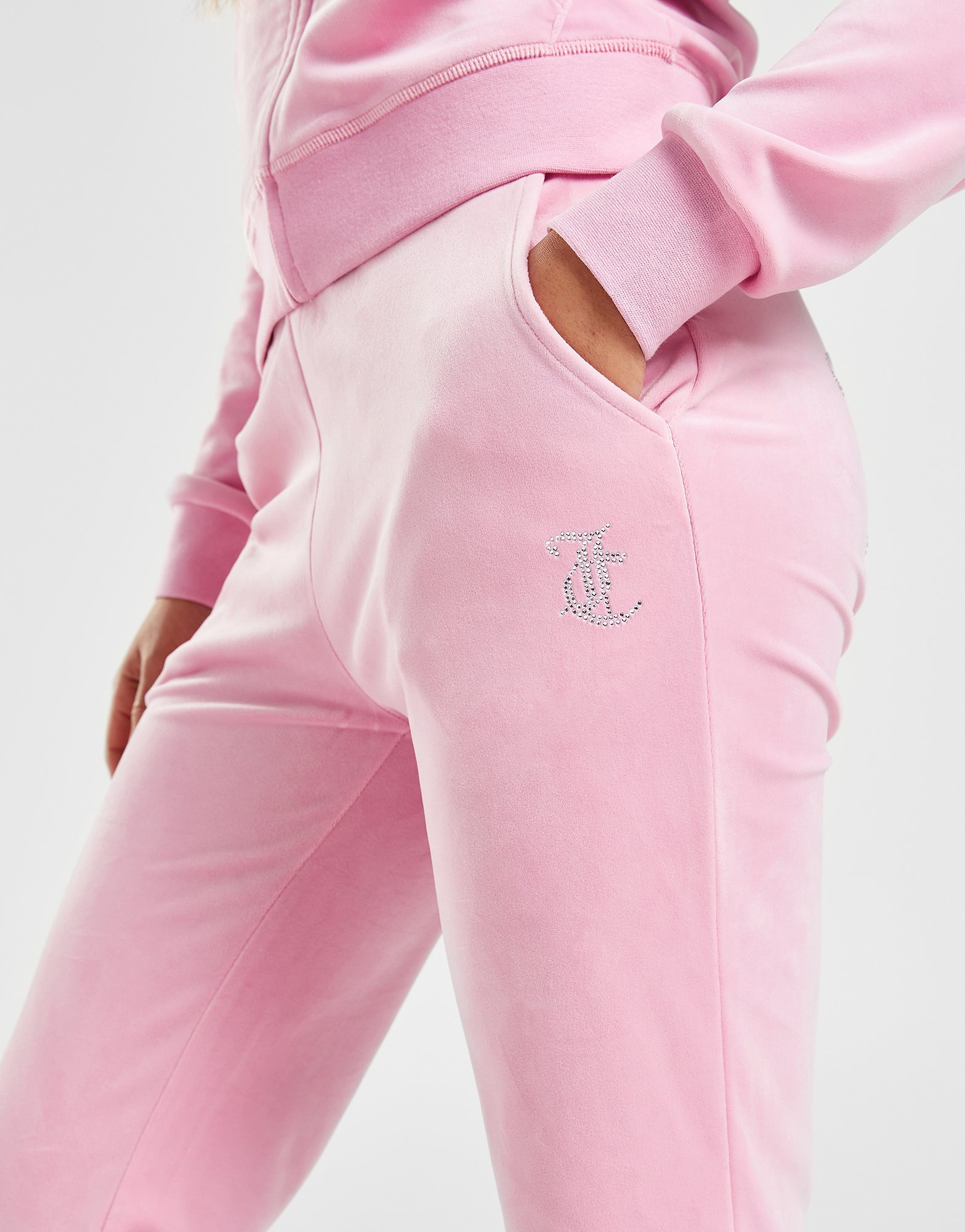 JUICY COUTURE Pantalon de Survêtement Diamante Velour