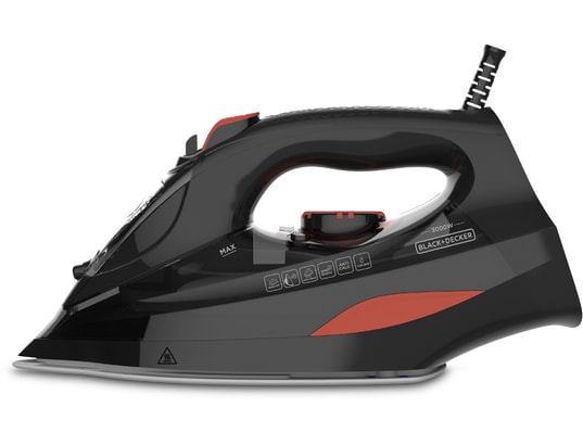 BLACK & DECKER - Fer à repasser BXIR3000E 3000W noir et rouge