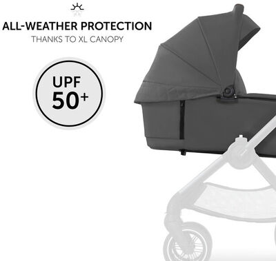 Hauck Walk N Care Liggedel, Dark Grey