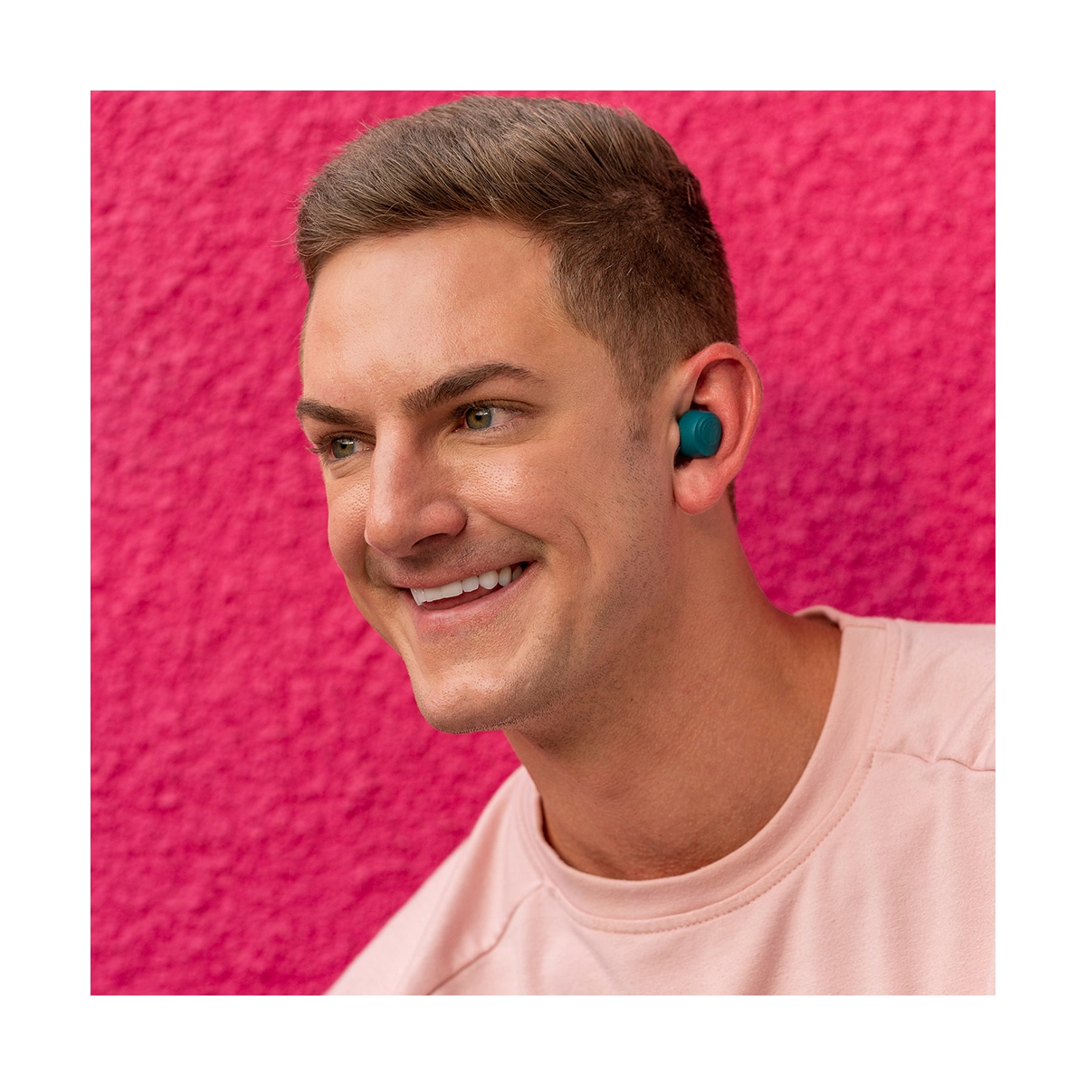JLab Go Air Pop helt trådløse in-ear hodetelefoner (blågrønn)