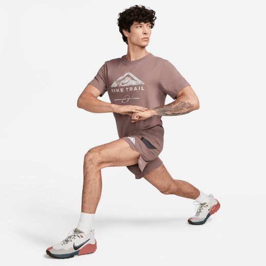 Nike T-shirt Running Dri-FIT Run Trail - Violet