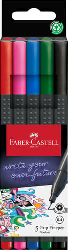 Faber-Castell Finepen Grip 0.4 5er Etui