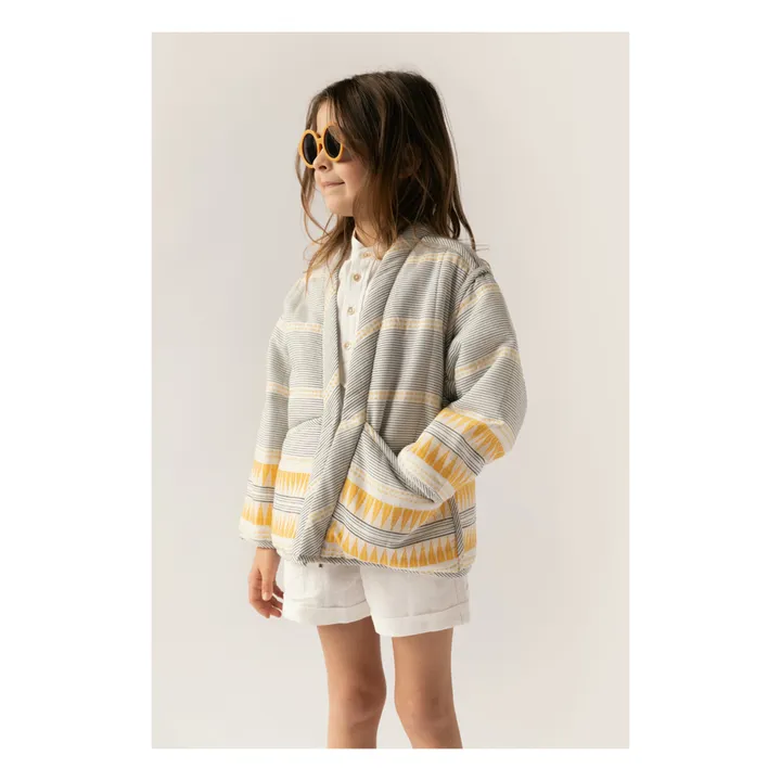 Simple Kids Veste Kimchi Nehru | Ecru