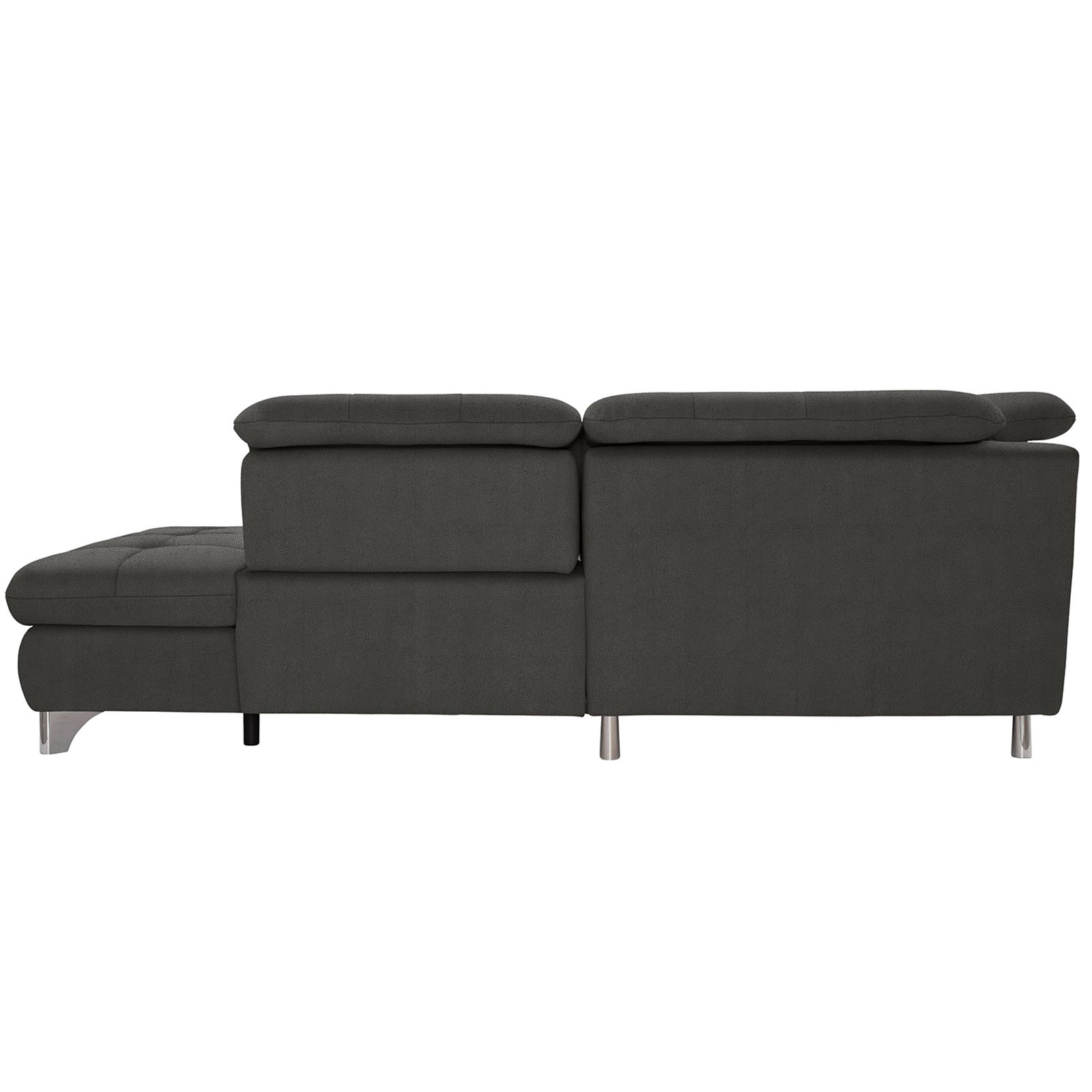 polsterpower Ecksofa - Holiday steel - Basismodell - Ottomane rechts
