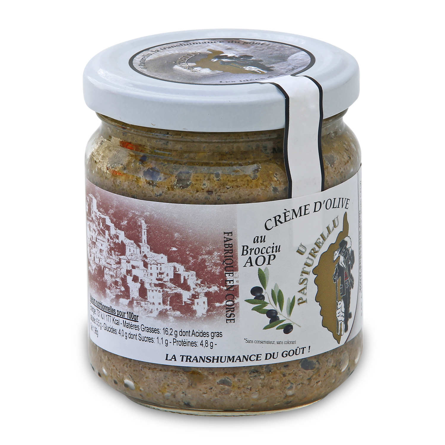 Crème d'olive au Brocciu AOP