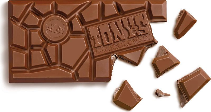 Tony' Chocolonely Chocolade Reep Melk Karamel Zeezout Melkchocolade Reep