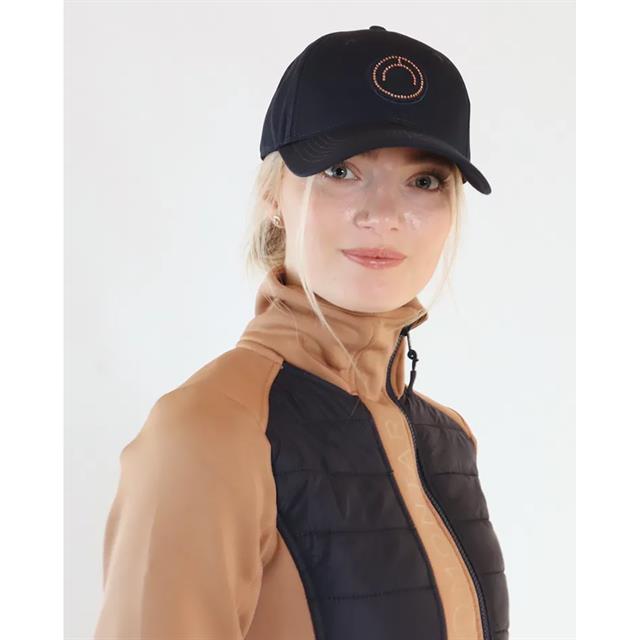 Baseballcap Montar MOLogo Zwart-roségoud